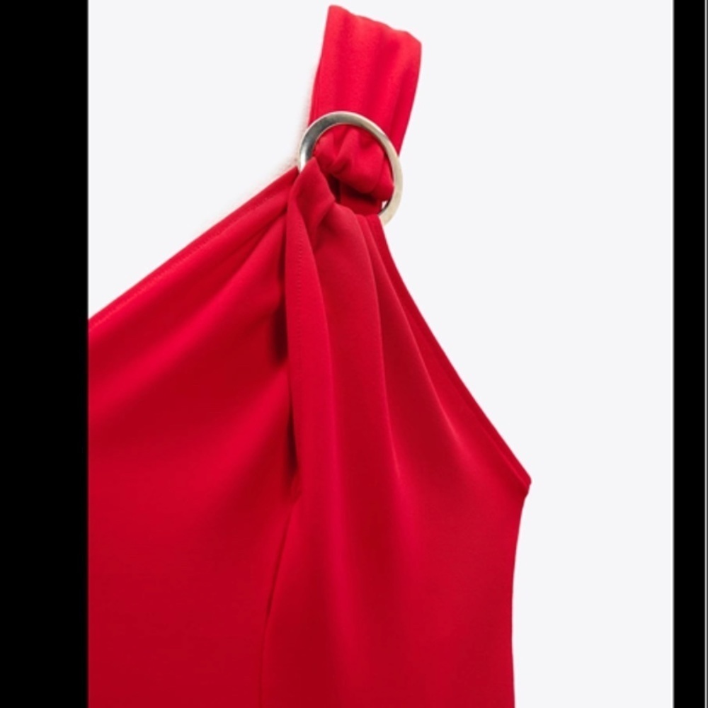 ❤️ RING TRIM CROSS STRAP BODYSUIT - Picture 4 of 5